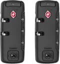 Hett 2-pack bagagelås, TSA-resväskelås, TSA-kombinationslås, bagagelås, eftermonterad hård resväska, eftermontering