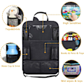 Miniatyrbillede 3 af 5: Hot 2025 2-PAK Universal bil bagsæde mobil/tablet flere holdere Sort Sort Black Svart