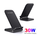 Pikkukuva 1 / 5: Kuuma 2025 Langaton Latausasema 30W - SAMSUNG - IPHONE - NOPEA LATAUS - Qi 30W Musta