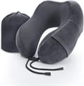 Rese nackkudde, memory foam, mjukt och bekvämt stöd, lämplig för resor, flygplan och sömn. Grey