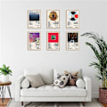 Miniatyrbild 5 av 5: Heta 2025 Ye Kanye West Poster Folklore Album Reputation Poster Musikalbum Poster Estetisk Canvas Sovrum Väggkonst Dekor