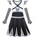 Miniatyrbild 2 av 10: Heta Halloween Cheerleading-uniformer 2025 för barn med gratis ärmskydd 140CM