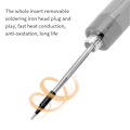 Miniatyrbillede 3 af 5: Varm 2025 USB Digital Loddekolbe, Justerbar Temperatur 300-450, Type-C Interface, Batteridrevet Smart Loddekolbe