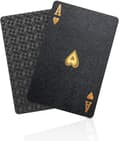 Vattentäta Spelkort - Black Diamond Professionella Plast Standard Spelkort, Innovativ Design