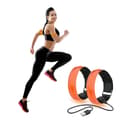 Hot 2-pak Genopladeligt LED Armbånd – Høj Synlighed Løbelys Orange