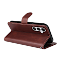 Miniatyrbillede 5 af 5: Hot 2025 Samsung A05s 4G PU Læder Wallet Case - Flere Farver Brown Brun