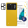 Miniatyrbild 2 av 5: Wozinsky Härdat Kamerglass för Xiaomi Redmi Note 12 Pro - 9H Sky
