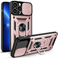 Miniatyrbild 1 av 8: iPhone 13 Pro Max Hybrid Armor Camshield Skal med Kameraskydd -