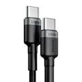 Miniatyrbild 4 av 11: Baseus USB-C till USB-C Kabel 100W PD QC 5A 2m - Grå