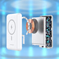 Miniatyrbild 10 av 11: Kraftfull Powerbank Choetech B663 10000mAh 20W med MagSafe - Vit