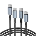 Miniatyrbild 2 av 7: Choetech XCC-1014 USB-C till USB-C Kabel PD 60W Grå