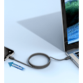 Miniatyrbillede 5 af 8: Choetech XCC-1054 240W Magnetisk USB-C Kabel m. Power Delivery 3.1 - 1,2m Sort