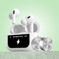 Miniatyrbild 10 av 11: Dudao U19 True Wireless Bluetooth 5.3 Hörlurar med LED-skärm - V