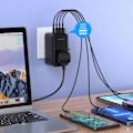Miniatyrbild 8 av 9: Choetech PD6028 Universal Reseladdningsadapter 100W med 2x USB-C