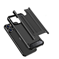 Miniatyrbild 5 av 7: Robust Hybrid Armor Skal för iPhone 15 Pro - Blå