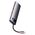 Miniatyrbild 2 av 11: Baseus StarJoy 8-i-1 USB-C Hub med PD / 3x USB-A / HDMI / RJ-45