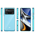 Miniatyrbild 7 av 11: Skyddande Blå Fodral för Xiaomi Poco X4 Pro 5G med Flexibel Ram