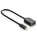 Miniatyrbild 2 av 10: Ugreen HDMI till Micro HDMI Adapterkabel 19-Pin/ 20 cm/ Svart (2