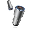 Dudao Bilstillas USB/USB Typ C Snabbladdare 22/5W Grå (R4PQ)