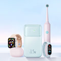 Miniatyrbild 9 av 11: Baseus Comet Series Powerbank med Display 10000mAh 22.5W - Blå +