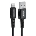 Acefast MFI Certifierad USB till Lightning Kabel 1/8m/ 2/4A Svar