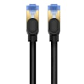 Miniatyrbild 2 av 11: Baseus Snabb Internetkabel RJ45 Cat.7 10Gbps 1m Flätad Svart