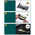 Miniatyrbild 10 av 11: Ugreen PCIe 3.0 x4 M.2 SSD Adapter för M-Key/B-Key Svart (CM302)
