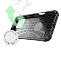 Miniatyrbild 6 av 9: Skyddande Hybrid Armor Fodral för iPhone 16 Pro Max - Svart