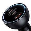 Miniatyrbild 7 av 11: Baseus TZCCZM-0G USB-A/USB-C billaddare 160W PPS/QC 5/PD - Grå