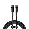 Miniatyrbild 1 av 11: Baseus USB-C till USB-C Kabel 2m 100W 5A PD QC – Svart