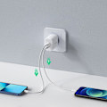 Miniatyrbild 2 av 7: Ugreen USB-C Väggladdare 40W/ Dual Port/ Power Delivery/ Vit (10