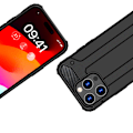 Miniatyrbild 3 av 7: Robust Hybrid Armor Skal för iPhone 15 Pro - Blå