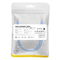 Miniatyrbild 6 av 11: Baseus Ethernetkabel Cat 6 RJ-45 1000Mb/s 0.5m rund form blå