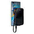 Miniatyrbild 6 av 11: Baseus Qpow Digital Display Powerbank med Snabbladdning 10000mAh
