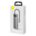 Miniatyrbild 5 av 11: Baseus Metal Gleam 8-i-1 USB-C Hub - 100W PD/ 4K HDMI/ SD/microS
