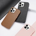 Miniatyrbild 6 av 11: Dux Ducis Grit Läderfodral för iPhone 14 Pro Max - Elegant Konst