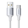 Miniatyrbild 1 av 11: Ugreen USB-A till USB-C Kabel 1.5m QC 3.0 3A - Vit (Modell US288