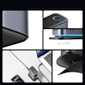 Miniatyrbild 11 av 11: Joyroom JR-TCM02 Multiladdare GaN 65W EU 4x USB-C 2x USB-A - Mör
