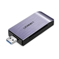 Miniatyrbild 1 av 11: Ugreen Multikortläsare SD/microSD/CF/MS med USB 3.0 - Grå (50541