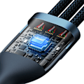 Miniatyrbild 4 av 11: Baseus Flash Series II Multikabel USB/Typ C/Lightning/micro USB