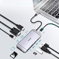 Miniatyrbild 3 av 6: Choetech 9-i-1 Multifunktionell USB Typ-C Hub - 3x USB 3.2 Gen 1
