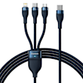 Miniatyrbild 1 av 11: Baseus Flash Series II 100W USB Typ C/USB Typ C/Lightning/micro