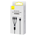 Miniatyrbild 3 av 11: Baseus StarSpeed 3-i-1 USB-kabel: micro USB / Lightning / USB-C/