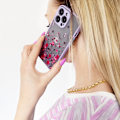 Miniatyrbild 5 av 7: Designskalp Mobilskal för iPhone 12 Pro Max - Rosablommig Täcke