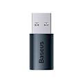 Miniatyrbild 3 av 11: Baseus Ingenuity Mini Adapter USB 3.1 OTG till USB-C Blå (ZJJQ00