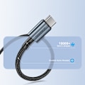 Miniatyrbild 6 av 7: Choetech XCC-1014 USB-C till USB-C Kabel PD 60W Grå