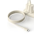 Miniatyrbild 6 av 8: Dudao L7SCL USB-C till Lightning Kabel 30W/ 2m/ Beige