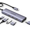Miniatyrbild 2 av 6: Multifunktionell 5-i-1 USB-C Hub - HDMI 1.4 / 3 x USB-A / USB-C
