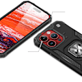 Miniatyrbild 3 av 7: Robust fodral med fingerhållare för iPhone 15 Pro Max Wozinsky R
