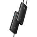 Miniatyrbild 3 av 11: Baseus Lite Seriess multifunktionell USB-C HUB - 2 x USB 3.0 / U